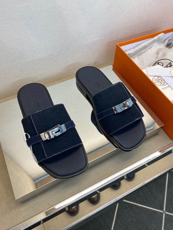 Men Hermes Slipper-208